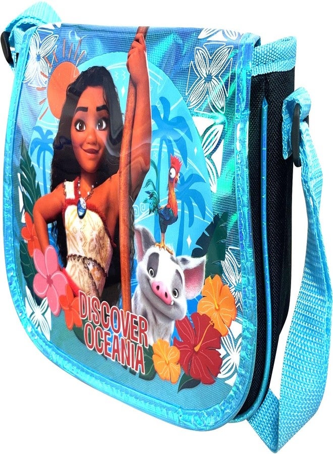 Ruz Moana Little Girl Flap Over Crossbody Purse Shoulder Bag (Moana-Discover Oceania) - Image 4